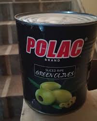 Polac Sliced Green Olives